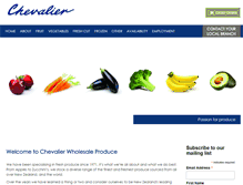 Tablet Screenshot of chevalierproduce.co.nz